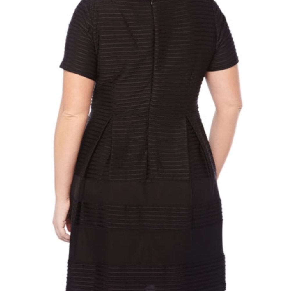 Taylor Black Fit and Flare Dress - Picture 7 of 8